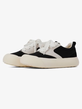 Thesupermade Chunky Round-Toe Color-Block Rap Sneakers - Black / 44