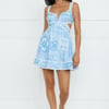 Freshly Sunkissed Mini Dress Blue