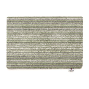 Candy Green Stripe Washable Doormat - 50x75cm