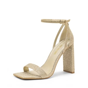 DREAM PAIRS Women s Open Toe Chunky High Heel Sandals