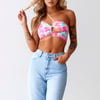 HELLO MOLLY Picturesque Crop Top Multi
