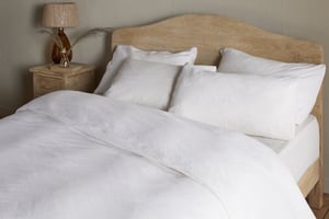 nkuku Cela Hemp & Cotton Duvet Cover | Textiles | Double | Natural