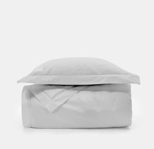 Signature Duvet Set Twin XL Calacatta Gray Grand Hotel Percale , Luxury Organic Bedding and Sheet Sets , PROSSIONI