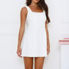 City Sleek Mini Dress White