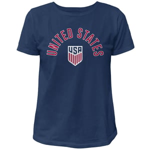 Women's Original Retro Brand United States Vintage Navy Tee / XL