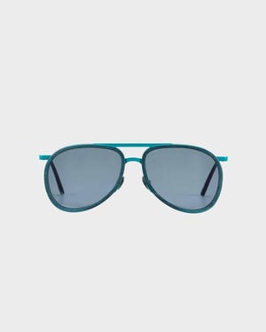 Vilebrequin - Wood Aviator Sunglasses Solid - Vbq X Shelter - Sunglasses - Vol2nuit - Green - Size OSFA