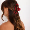 Big Energy Claw Clip Burgundy