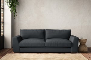 nkuku Guddu Large Sofa | Make To Order | Recycled Cotton Mercury | No Colour