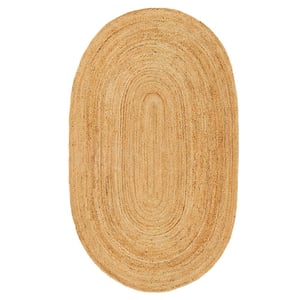 Jute Extra Rug Plain Oval - 160x230cm