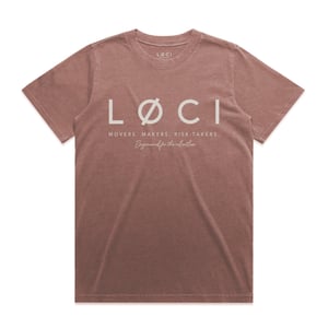 CØRE WOMEN'S VINTAGE-WASH T-SHIRT - PINK - XL