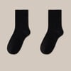 Wool Blend Warm Thick Knit Socks - Black / One Size