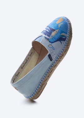 Barceloneta Mediterranean Dreams Canvas Espadrilles Flats