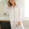 Womens Hotel Pyjamas White - 6