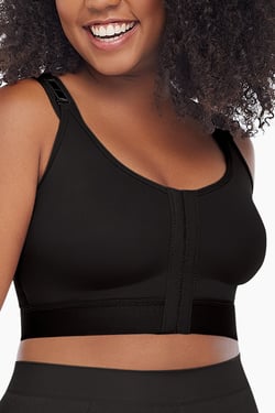 BRAEEZ Smart Support Bra - Black / 2XL