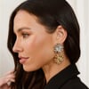 Like Ocean Coral Earrings Gold Silver