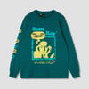 Dreamy Bubble Long Sleeve T (Agave) - M