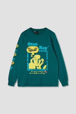 Dreamy Bubble Long Sleeve T (Agave) - XXL