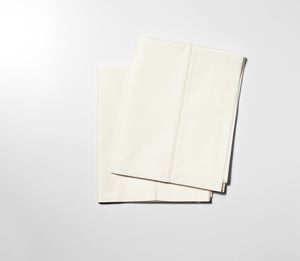 Percale Pillow Cases - King / Classic Ivory