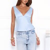 Eden Essence Satin Top Blue