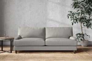 nkuku Marri Sofa | Make To Order | Grand | Brera Linen Smoke