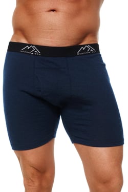 Men's Merino Boxers 190 Brief Midnight Navy (1 Pack) - XXL