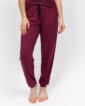 Yasmin Womens Jersey Pyjama Bottoms - 28
