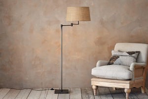 nkuku Kara Iron Floor Lamp | Lamps | One Size | Aged Bronze