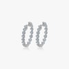 Lotus Petals Diamond Hoops - 1.50 CT