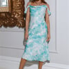 Glorious Bliss Midi Dress Green