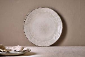 nkuku Malia Dinner Plate | Tableware | One Size | Cream