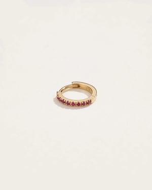 8mm Pavé Huggie