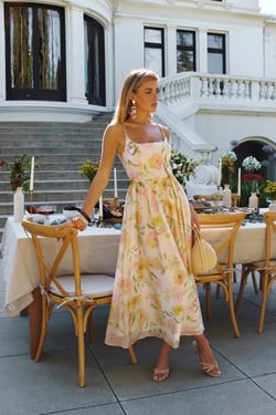 Belle Of The Hour Maxi Dress Print