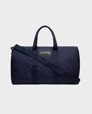 Vilebrequin - Travel Bag 72h Turtle Monogram - Beach Bag - Bag-72 - Blue - Size OSFA