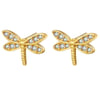 Dragonfly Stud Earring Sterling Silver