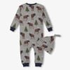 Baby Boys Wild Moose Sleeper & Hat