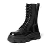 DREAM PAIRS Mid Calf Combat Boots