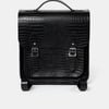The Small Portrait Backpack - Black Croc