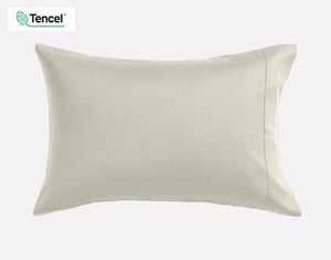 QE Home 350TC BeechBliss TENCEL™ Modal Pillowcases in Switchgrass (Set of 2), Green, King