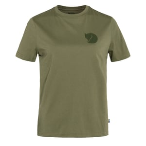 Fjallraven Womens Fox Boxy Logo T-Shirt Green