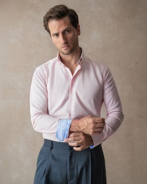 Pink Oxford with Know Your Mind Accents Button-Down Shirt
