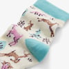 Girls Forest Animals Crew Socks