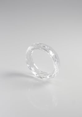 Exquisite Ring Band - Immortal Glow - White Sapphire / 6