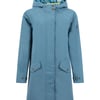 Weird Fish Delara Waterproof Jacket Washed Blue Size 14