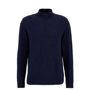 Barbour Essential Tisbury Half Zip Knitted Jumper Navy