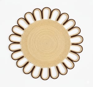 Florentina Handwoven Iraca Palm Placemat - Brown