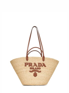 PRADA BORSE | Beige large shopping bag | Women | PZ