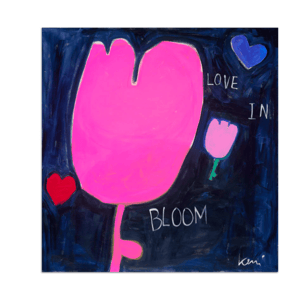 Love in Bloom Original Painting by Kerri Rosenthal