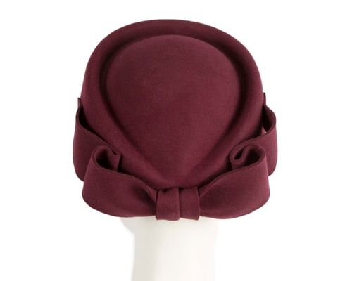 Wine Max Alexander Felt Pillbox Hat – Classic Winter Style