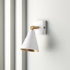 Crick single spotlight in white