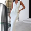 RUNAWAY Atis Maxi Skirt White